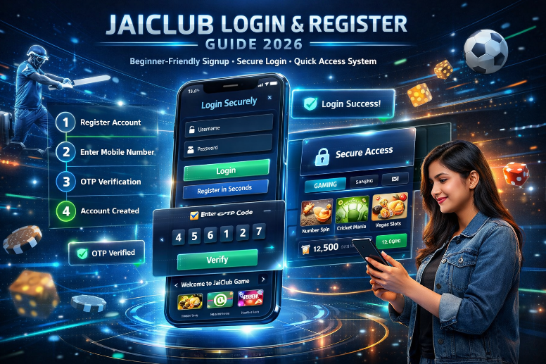 Jaiclub login and register process step-by-step guide 2026 for beginners on mobile platform